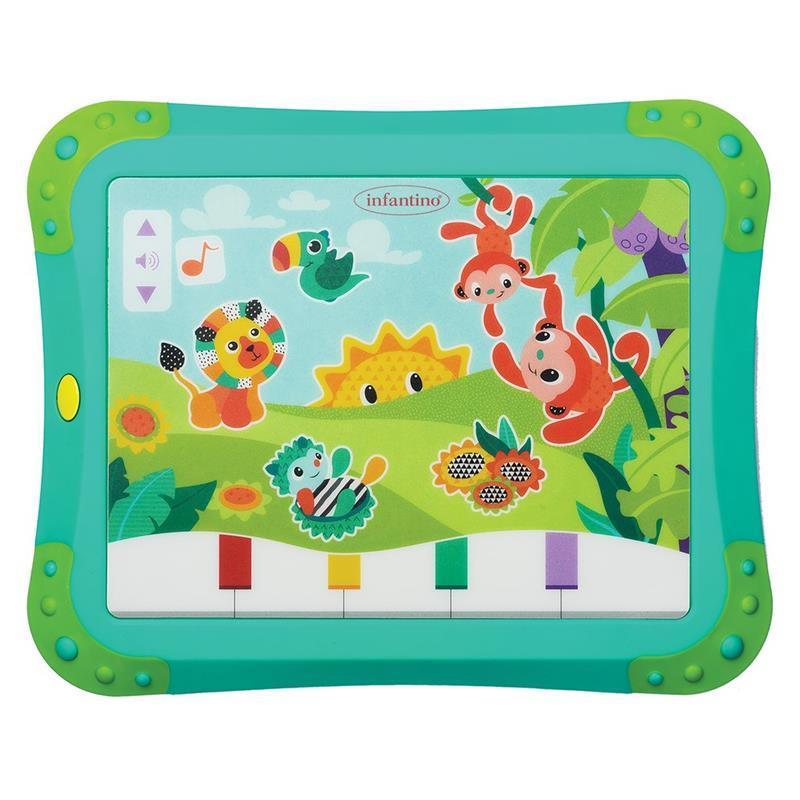 Infantino - Lights & Sounds Musical Touchpad, Green Image 1