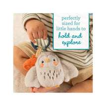 Infantino Mini Plushy Pal & Teether - Olive the Owl Image 2