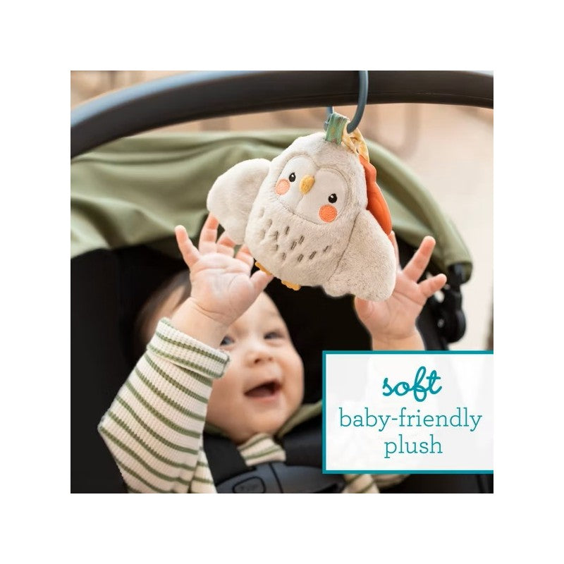 Infantino Mini Plushy Pal & Teether - Olive the Owl Image 4