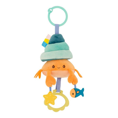 Infantino Pull & Shake Jittery Pal - Cricket the Crab Image 1