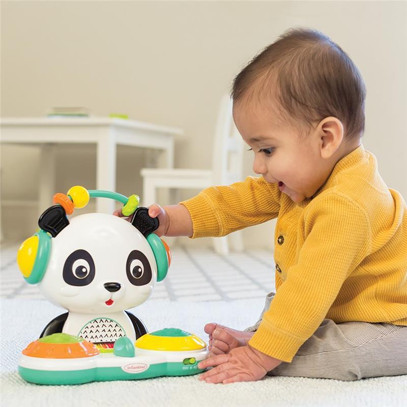 Infantino Spin & Slide Dj Panda, Multicolor Image 2