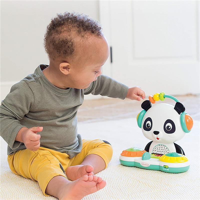 Infantino Spin & Slide Dj Panda, Multicolor Image 4