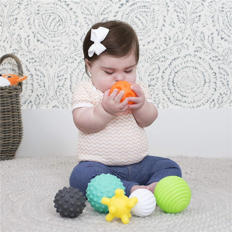 Infantino Textured Multi Ball Set, Multicolor Image 5