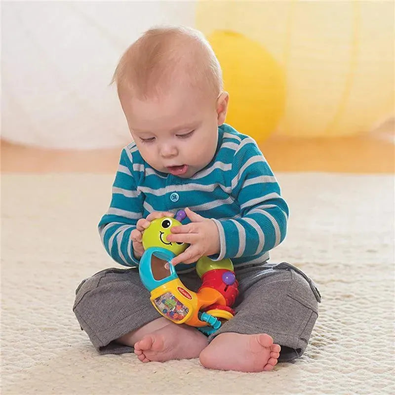 Infantino Topsy Turvy Twist and Play Caterpillar Rattle, Multicolor Image 3