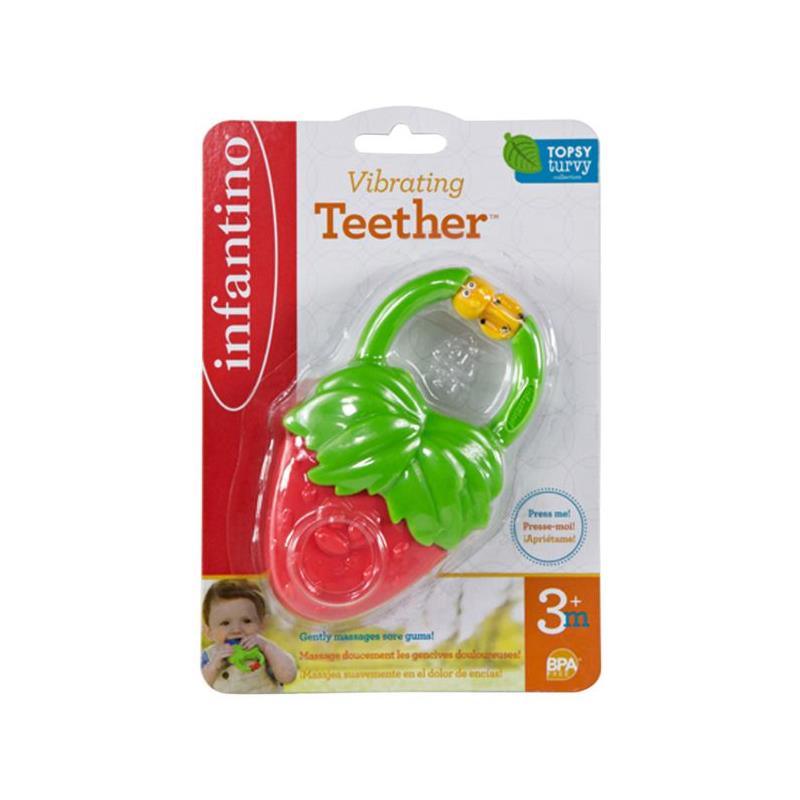 Infantino Vibrating Teether 3M+, Colors May Vary, 1-Pack Image 3
