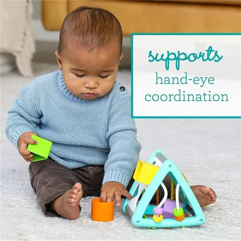 Infantino - Wee Wild Ones - Activity Triangle & Shape Sorter Image 6