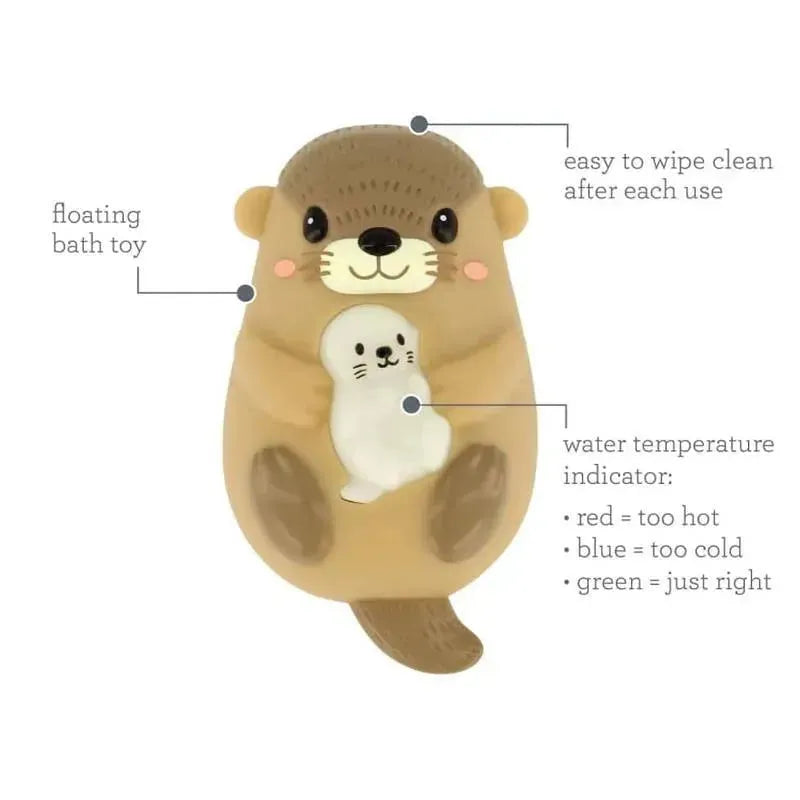 Infantino - Wee Wild Ones - Digital Bath Thermo Sensor, Otter Image 4