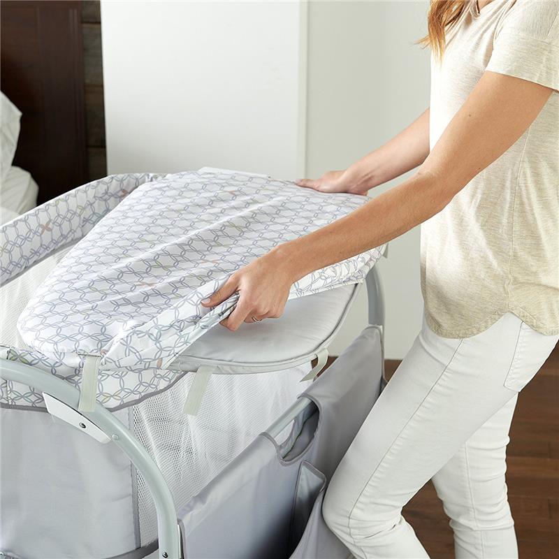Ingenuity - Dream & Grow Bedside Baby Bassinet Adjustable Height Crib, Dalton Image 19