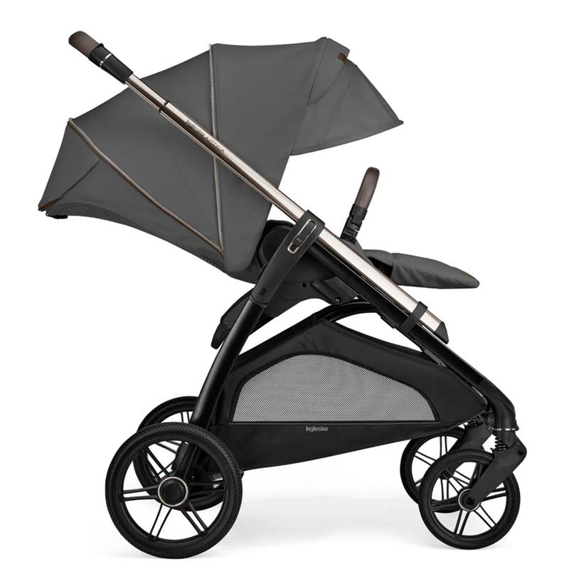 Inglesina Aptica Complete Stroller + Bassinet + Stand, Velvet Gray Image 4