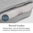 Inglesina Elysia Nursing Pillow - Harmony Gray Image 6
