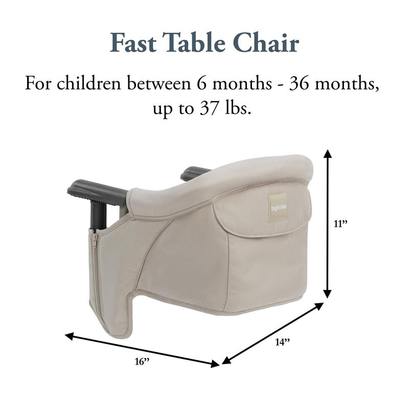 Inglesina Fast Table Chair - Cream Image 3