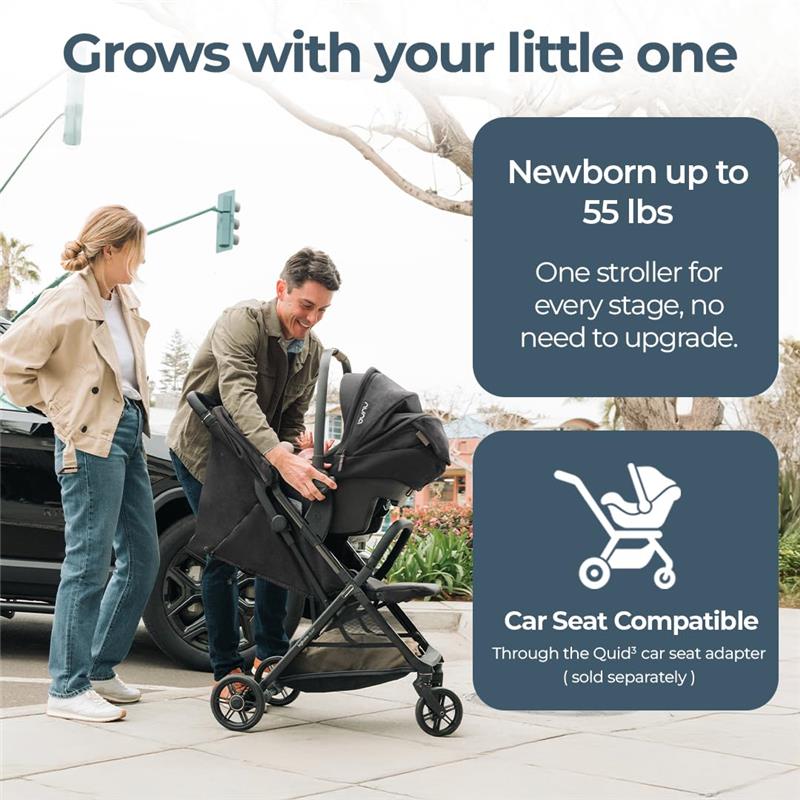Inglesina - Quid³ Compact Lightweight Stroller - Planet Green Image 8