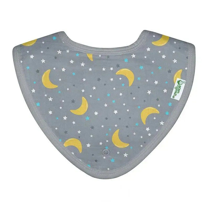 Iplay - 3 Pk Muslin Stay-Dry Teether Bibs, Blue Owl 0/12 Months Image 3