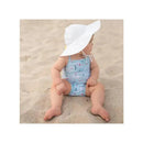 Iplay - Baby Girl Classic Swimsuit with Built-in Reusable Absorbent Swim Diaper, Light Aqua Swan Image 2