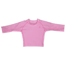 Iplay Baby & Toddler Long Sleeve Logo Rashguard Shirt, Light Pink Image 1