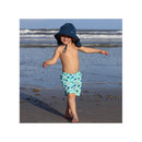 Iplay - Classic Trunks with Built-in Reusable Absorbent Swim Diaper, Seafoam Simple Dino Image 3