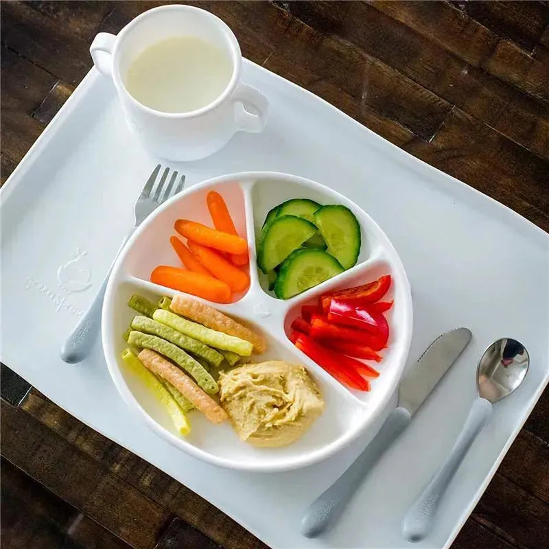 Iplay - Finger Food Platemat, White, 6M Image 5