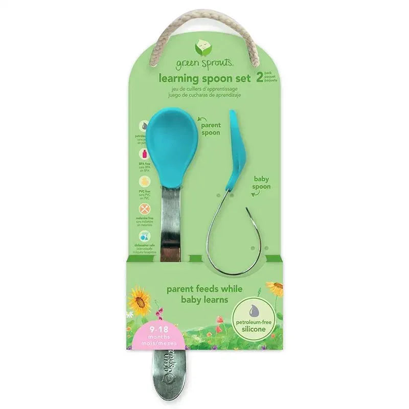 IPlay Learning Spoon Set - Aqua Image 5