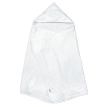 Iplay - Muslin Hooded Towel Made From Organic Cotton, White Image 1