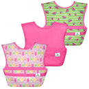 Iplay - Snap & Go Easy-Wear Bibs (3Pk), Pink Popsicles, 9/18 Months Image 1