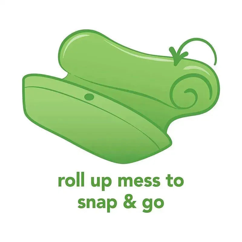Iplay - Snap & Go Long Sleeve Bib, Green Safari Image 4