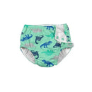 Iplay - Snap Reusable Absorbent Swim Diaper, Seafoam Simple Dino Image 1