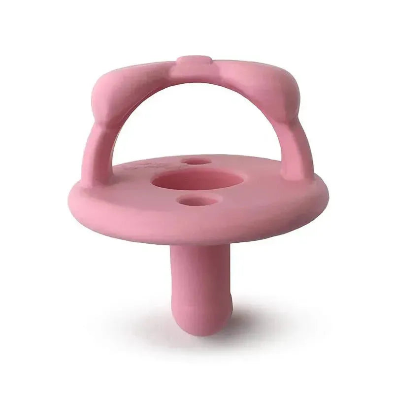 Itzy Ritzy - 2-Pack Silicone Pacifiers - Bow (Light Pink/Dark Pink) Image 6