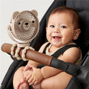 Itzy Ritzy - 3 Speed Stroller Fan Bear Image 2