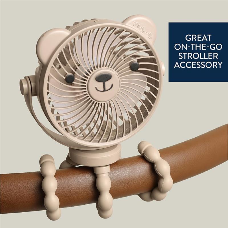 Itzy Ritzy - 3 Speed Stroller Fan Bear Image 4