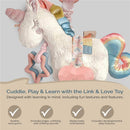 Itzy Ritzy Link & Love™ Activity Plush with Teether - Unicorn Image 4