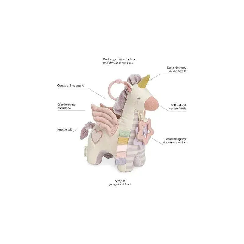 Itzy Ritzy - Activity Plush Toy With Teether Unicorn Image 3