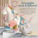 Itzy Ritzy Link & Love™ Activity Plush with Teether - Unicorn Image 7