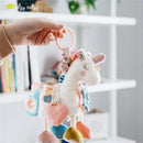 Itzy Ritzy Link & Love™ Activity Plush with Teether - Unicorn Image 8