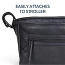 Itzy Ritzy - Adjustable Stroller Caddy/Organizer, Black Image 4