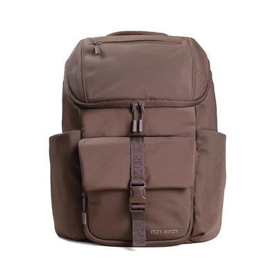 Itzy Ritzy - Belong Bucket Backpack™ Modern Unisex Backpack, Mocha Image 1
