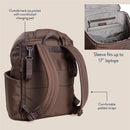 Itzy Ritzy - Belong Bucket Backpack™ Modern Unisex Backpack, Mocha Image 6