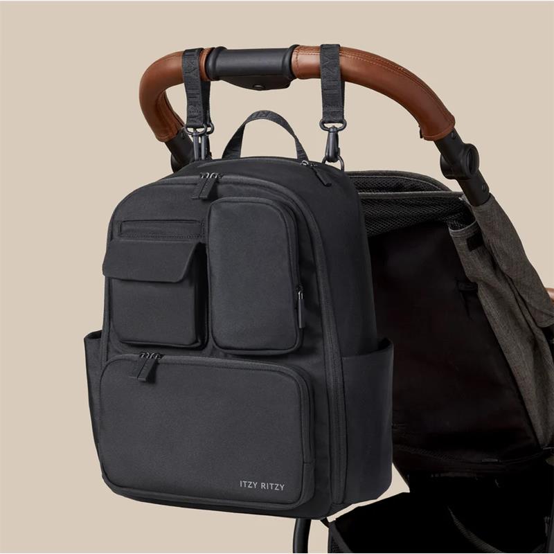 Itzy Ritzy - Belong Utility Backpack, Black Image 5