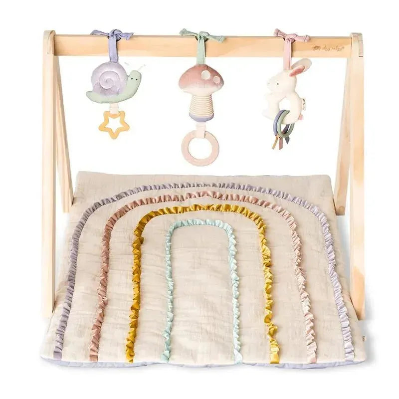 Itzy Ritzy - Bitzy Bespoke Ritzy Activity Gym™ Wooden Gym, Pastel Image 1