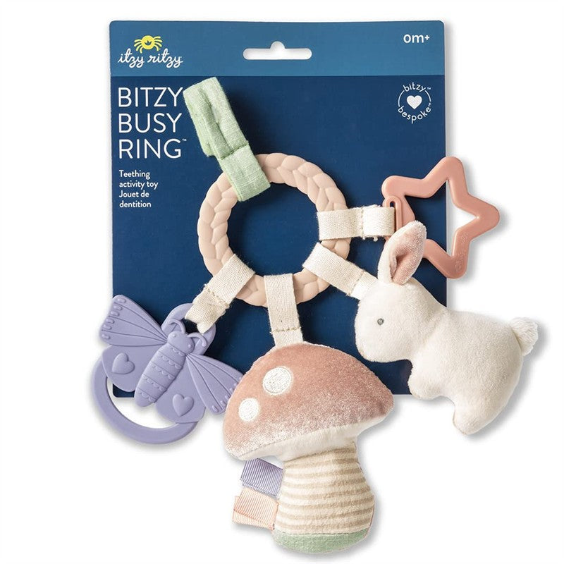 Itzy Ritzy - Bitzy Busy Ring Teething Activity Toy Bunny Image 4