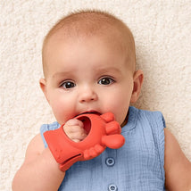 Itzy Ritzy Grip™ Silicone Mitt Teether - Crab Image 2