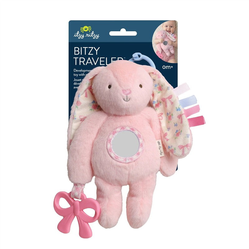 Itzy Ritzy Bitzy Traveler Sensory Developmental Toy - Bunny Image 6