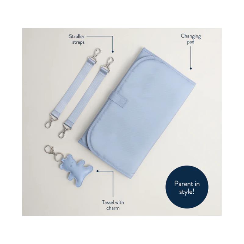 Itzy Ritzy - Boss Plus™ Large Diaper Bag Backpack - Teddy Blue Image 4