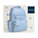 Itzy Ritzy - Boss Plus™ Large Diaper Bag Backpack - Teddy Blue Image 6