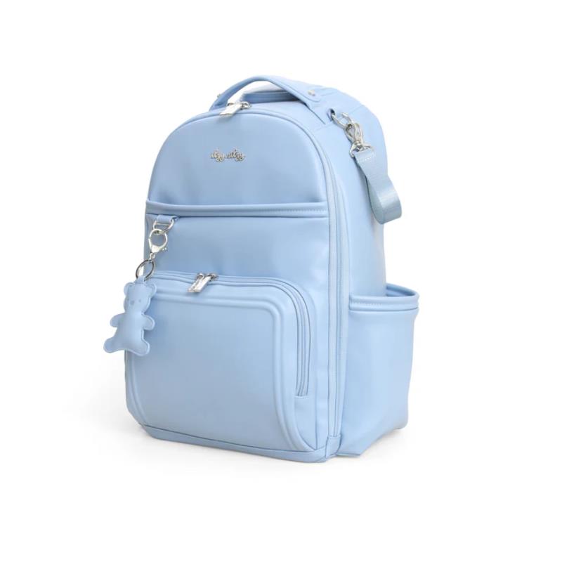 Itzy Ritzy - Boss Plus™ Large Diaper Bag Backpack - Teddy Blue Image 9