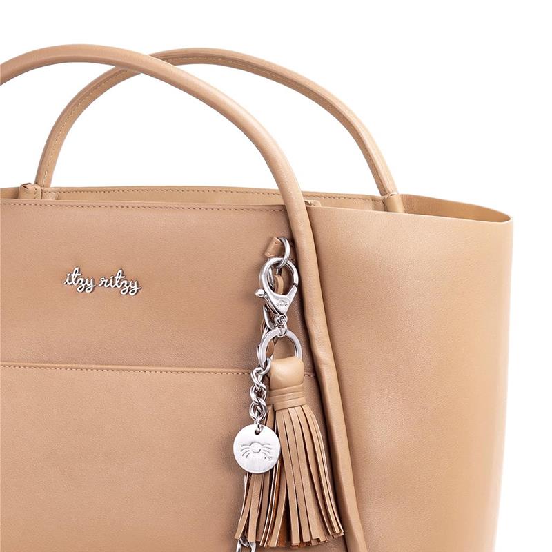 Itzy Ritzy - Boss Tote™ Diaper Bag With Changing Pad Chai Latte Image 4