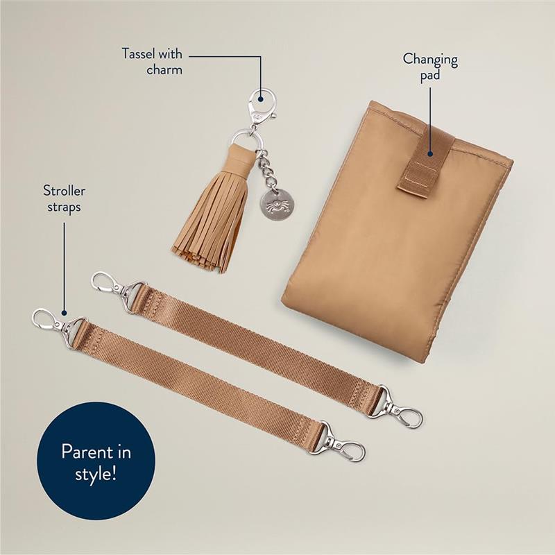 Itzy Ritzy - Boss Tote™ Diaper Bag With Changing Pad Chai Latte Image 7