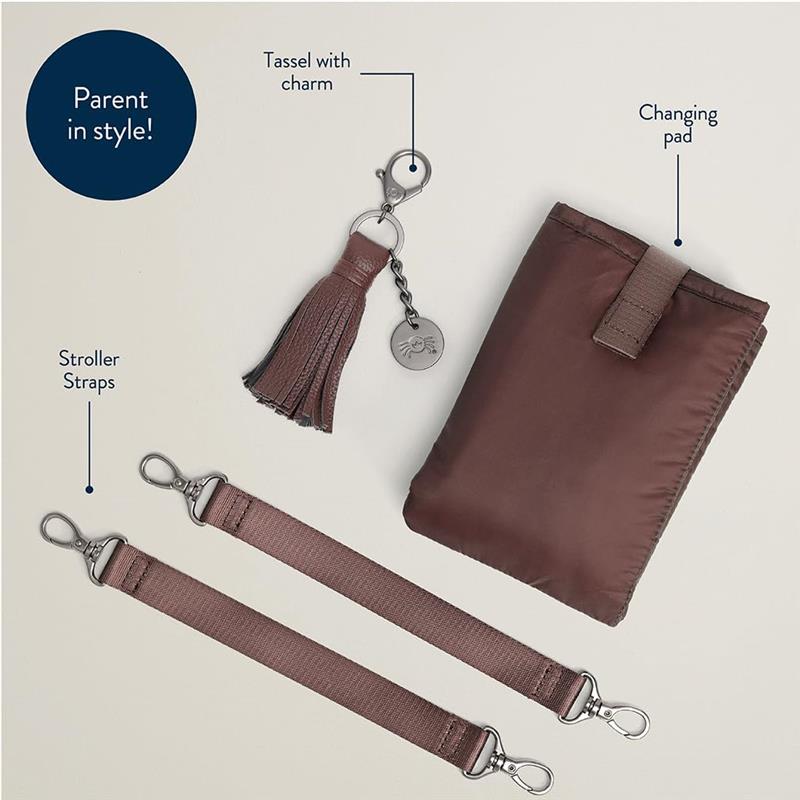 Itzy Ritzy - Boss Tote™ Diaper Bag With Changing Pad Espresso Image 8