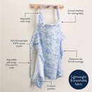 Itzy Ritzy Breastfeeding Cover - Blue Toile Image 3