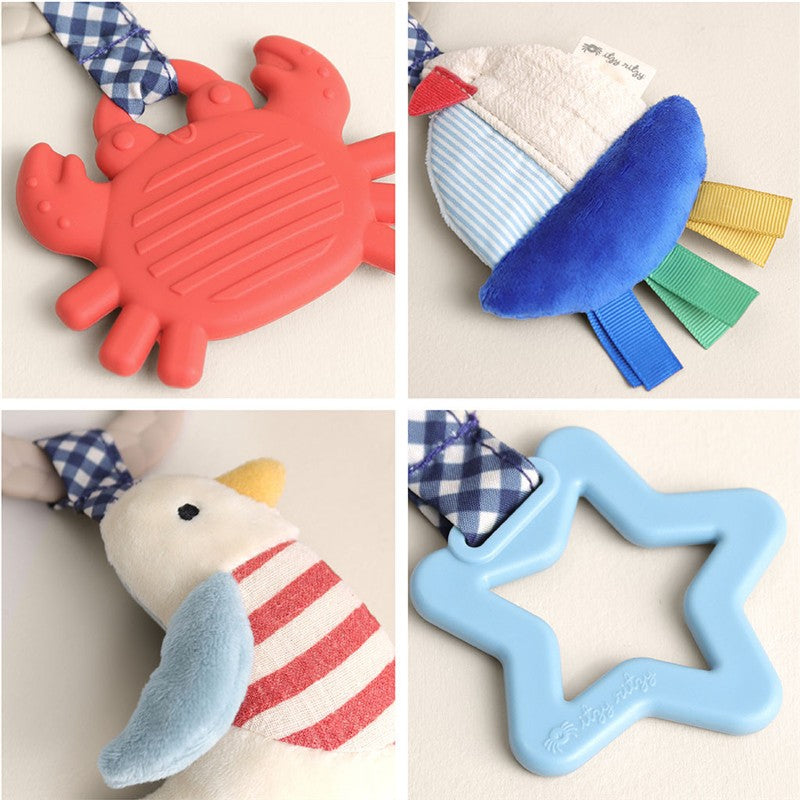 Itzy Ritzy Busy Ring Teething Activity Toy - Nautical Image 4