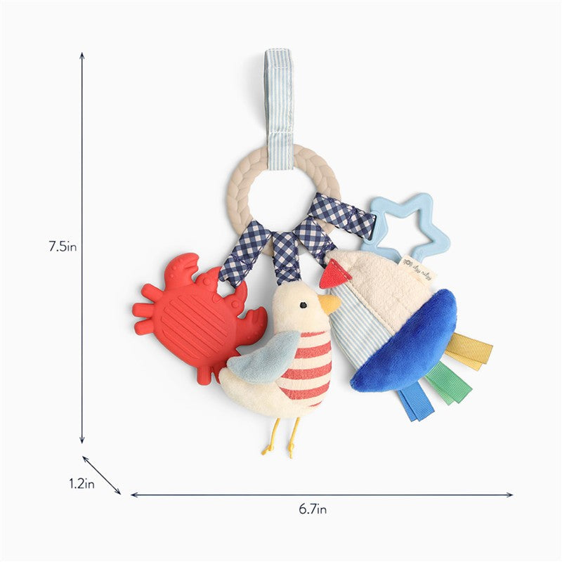 Itzy Ritzy Busy Ring Teething Activity Toy - Nautical Image 7